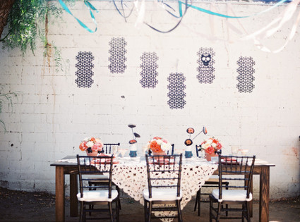 Dia de Los Muertos wedding tablescape