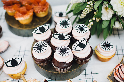 Eye shaped cupcakes