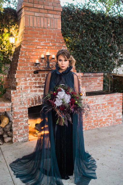 Bohemian halloween wedding inspiration