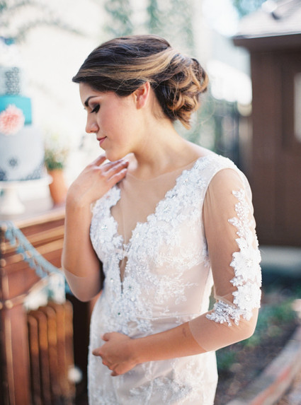 Lace wedding dress