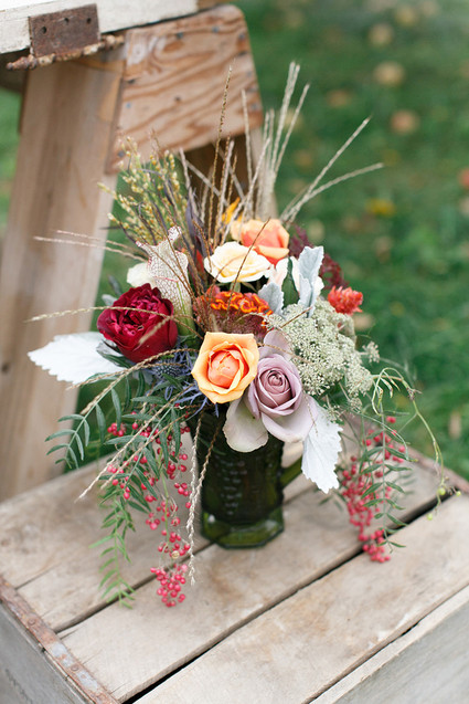 Fall wedding florals