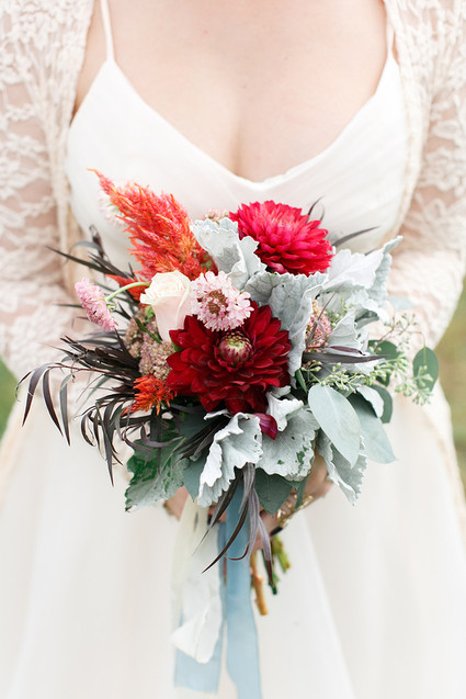 Fall bridal bouquets