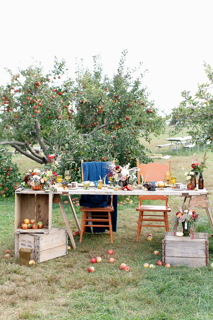 Fall wedding tablescape Inspiration