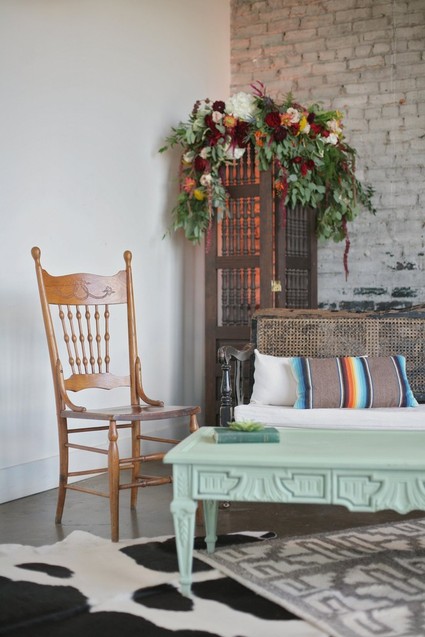 Bohemian lounge area