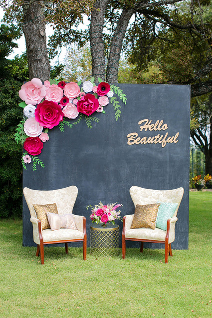 Paper flower bridal shower Inspiration