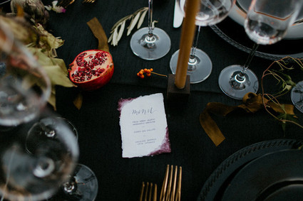 Fall place setting