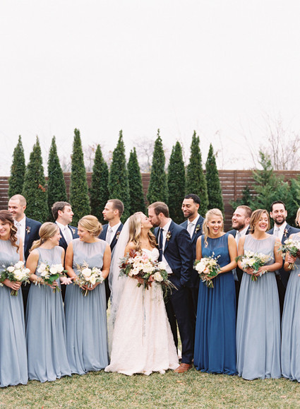 Wedding party portrait