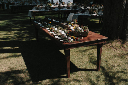 Rustic tablescape
