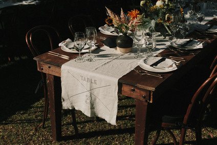 Rustic tablescape