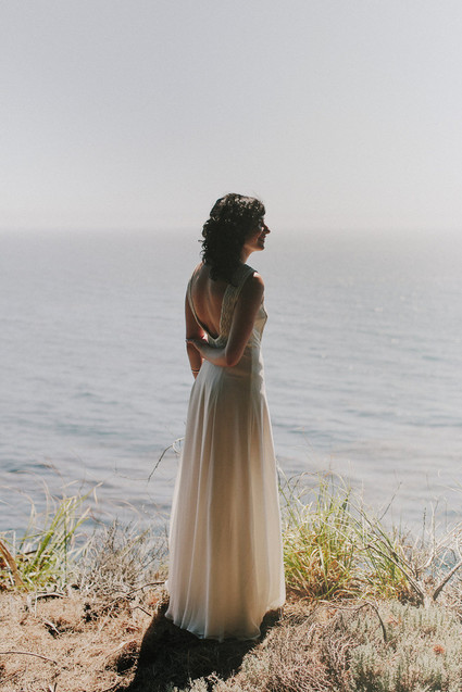Big Sur bridal portrait