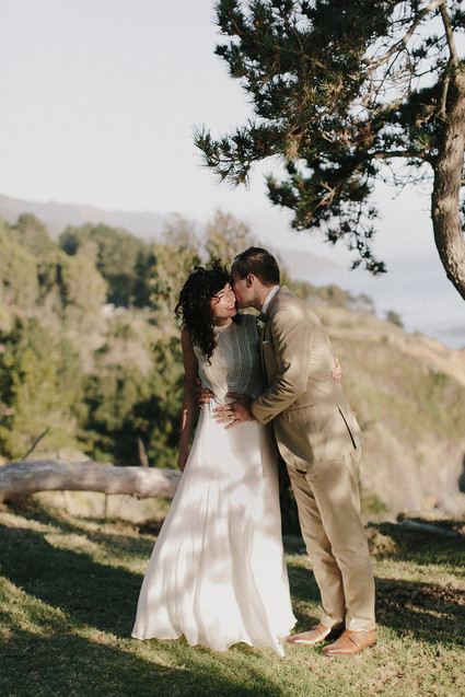Big Sur wedding portrait