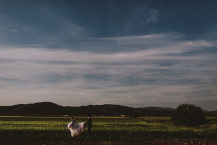 Romantic Spanish countryside portrait