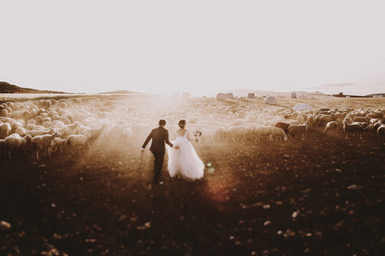 Romantic Spanish countryside portrait