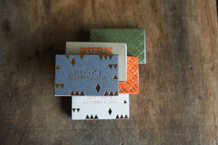 Modern wedding invitation