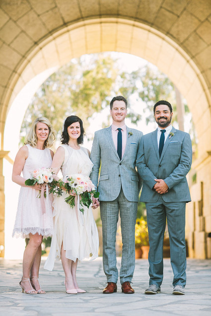 Wedding party portrait