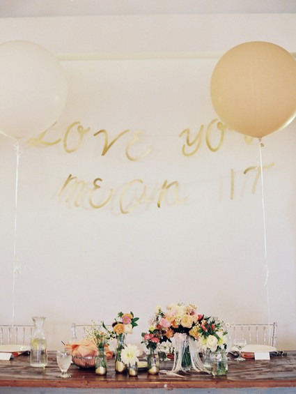 Wedding tablescape