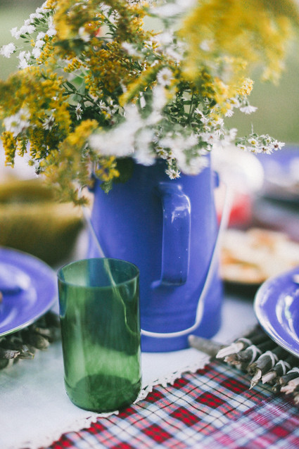 Fall farm dinner outside