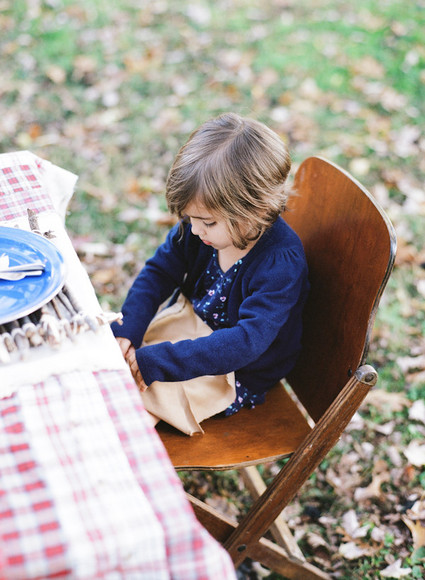 Fall farm dinner outside