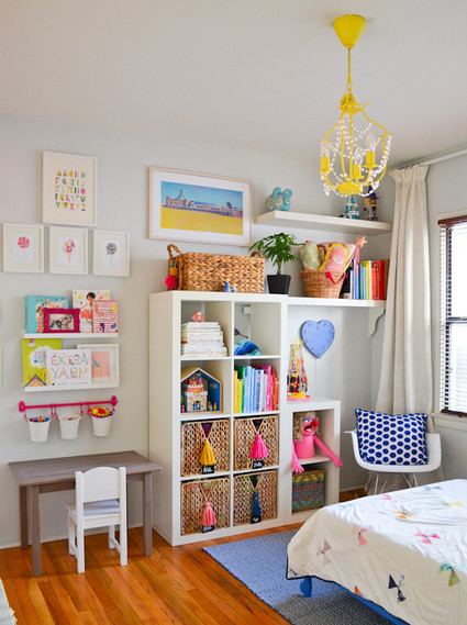 bright creative girls room