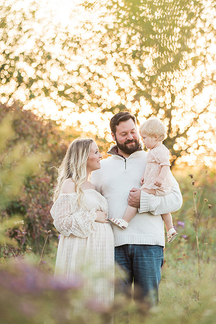 Family maternity photos