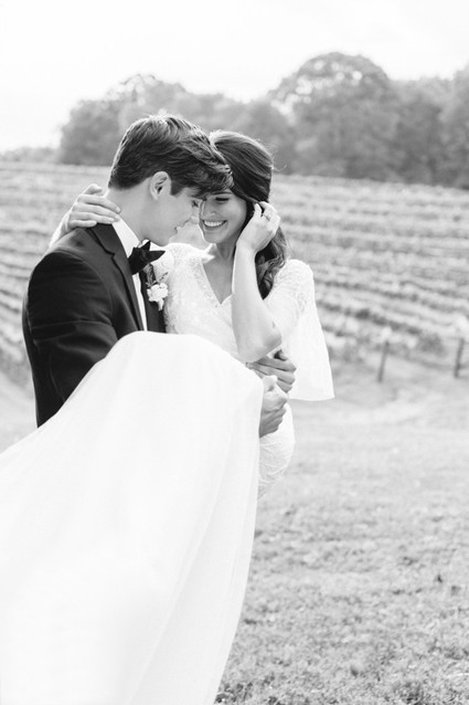 Georgia winery wedding portrait