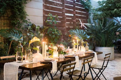 Wedding tablescape