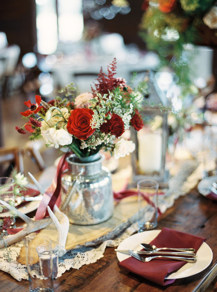 Rustic wedding decor