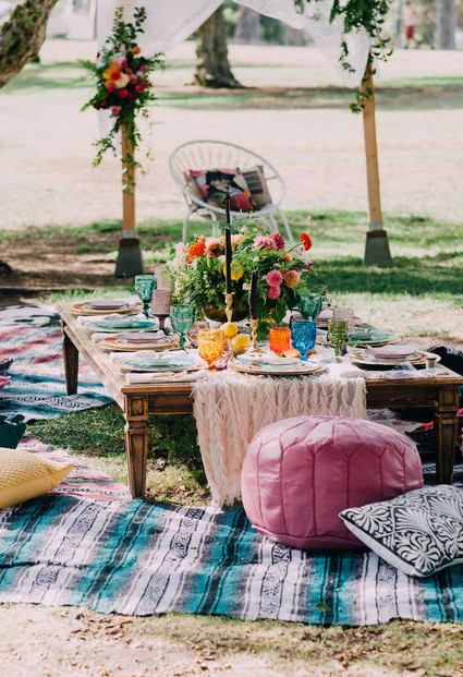 Bohemian bridal shower