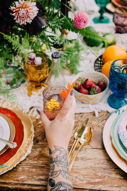 Bohemian bridal shower