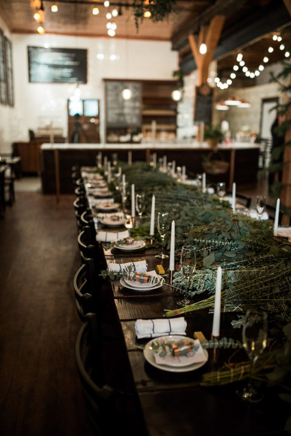 DIY holiday wreath party idea