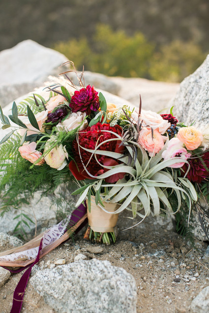 Spring bridal bouquet