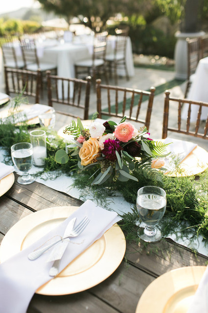 California garden wedding