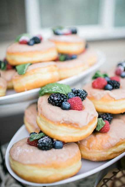 Donut dessert display