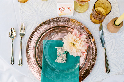 Copper wedding inspiration