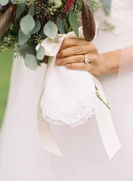 Organic summer bridal bouquet