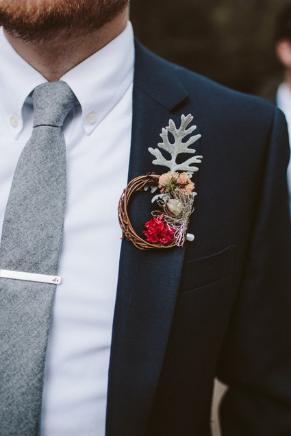 Fall boutonniere