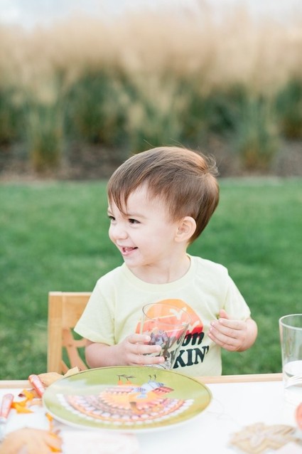 Kids thanksgiving table