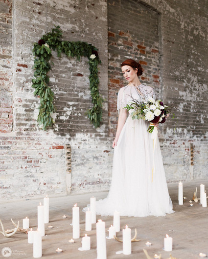 Industrial winter wedding inspiration Inspiration
