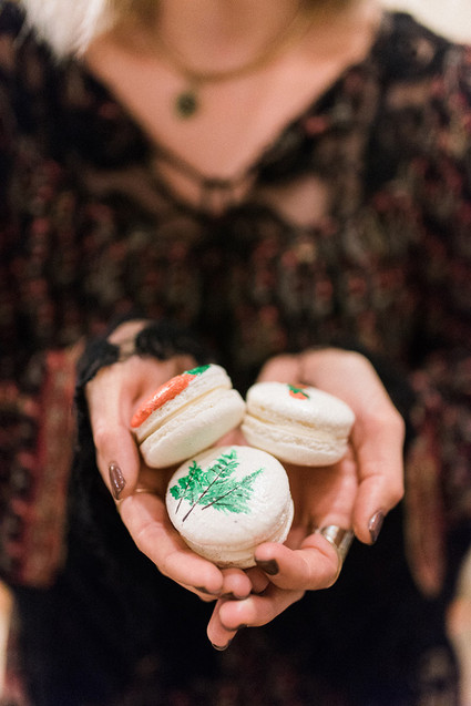 Holiday macarons