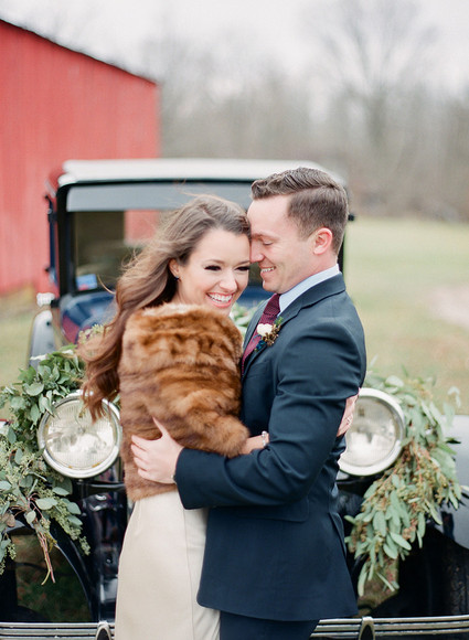 Vintage winter wedding inspiration
