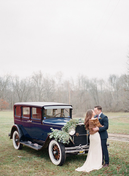 Vintage winter wedding inspiration