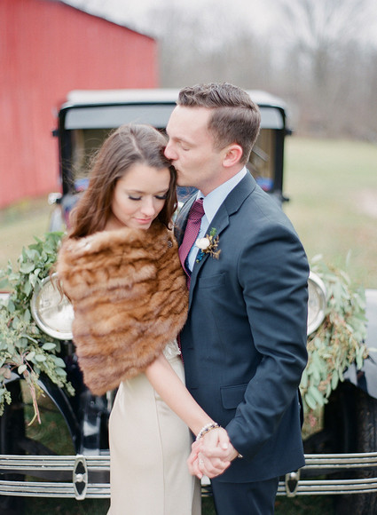 Vintage winter wedding inspiration
