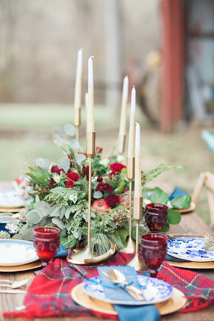 Vintage winter wedding inspiration Inspiration