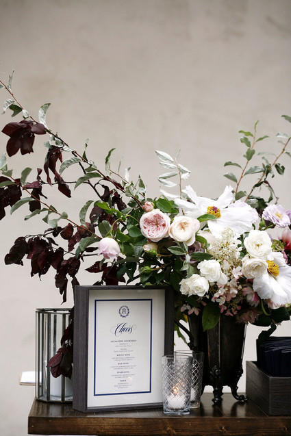 Antique purple roses