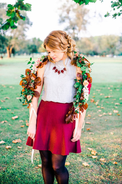 Autumn garland