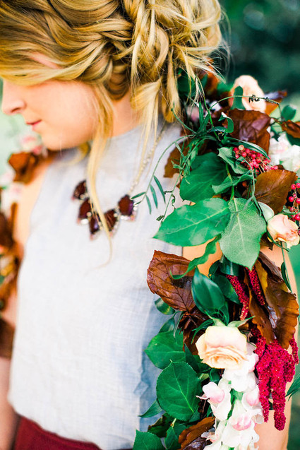 Autumn garland