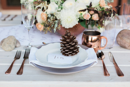 Earthy winter wedding inspiration Inspiration