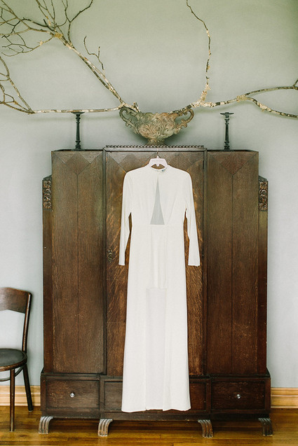 Halston Heritage wedding dress