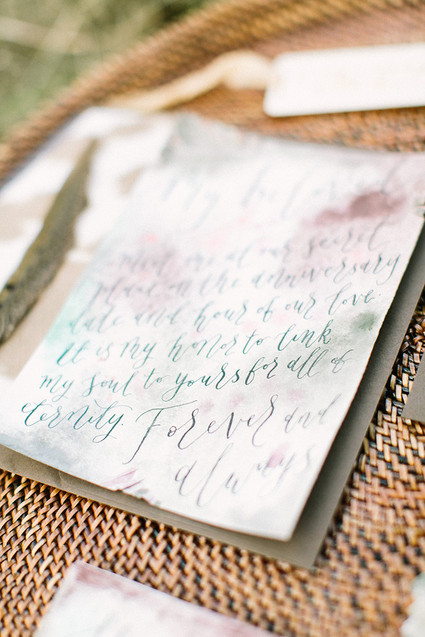 Bohemian elopement invitations