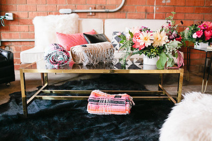 modern girls baby shower